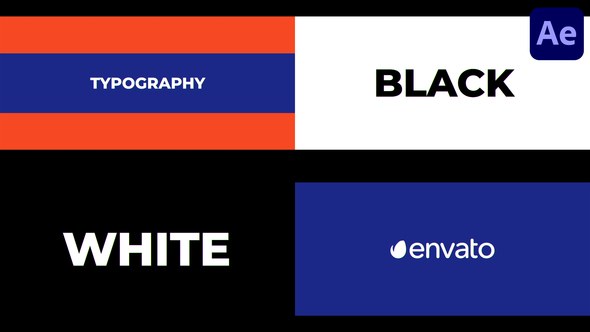 Videohive Fast Typography for After Effects Titles template preview