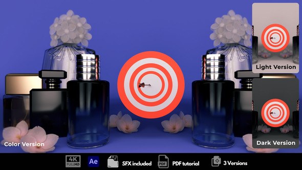 Videohive Perfume Professionals Logo Stings template preview