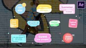 Videohive Cartoon Callout Titles | After Effects Titles template preview