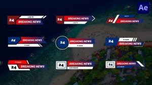 Videohive Breaking News Lower Third | After Effect Elements template preview