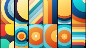 Videohive Vertical Shape Transitions Elements template preview