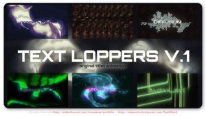Videohive Text Loppers Titles template preview
