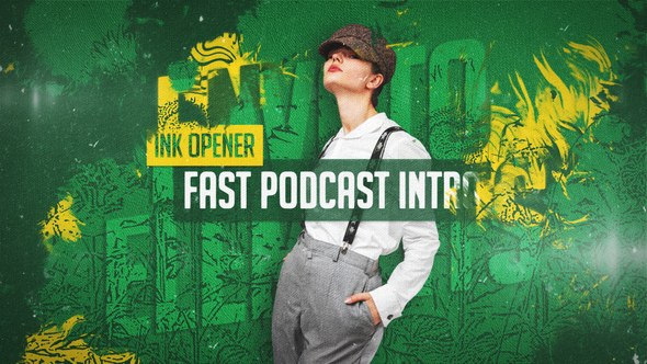 Videohive Fast Podcast Intro Openers template preview