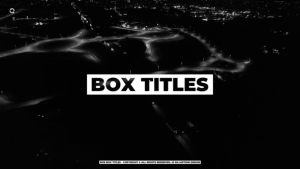 Videohive Box Titles 47929104 Titles template preview