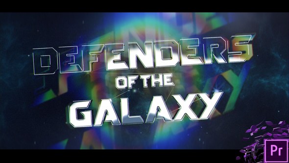 Space Logo Premiere Pro template preview