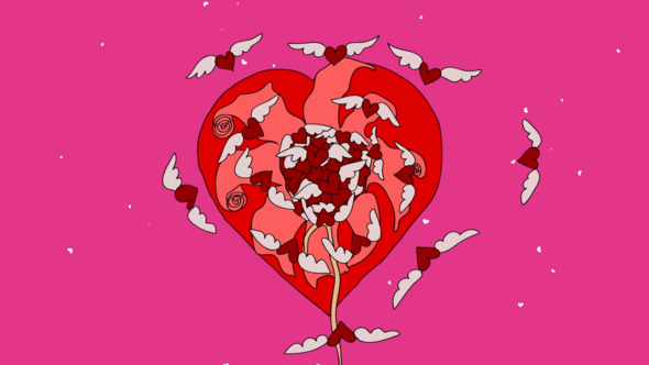 Videohive Valentine's Day Reveal Logo Stings template preview