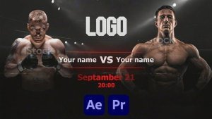 Videohive Fight Night 41775340 Openers template preview