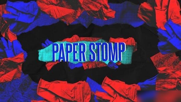 Videohive Paper Stomp Openers template preview