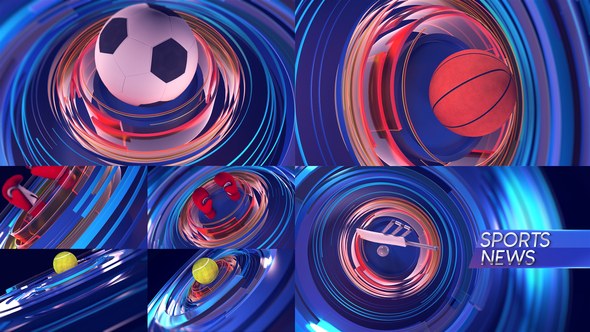 Videohive Broadcast Sports News Broadcast-packages template preview