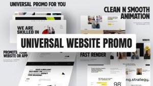 Videohive Universal Website Promo Product Promo template preview