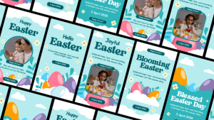 Easter Social Media After Effect Openers template preview