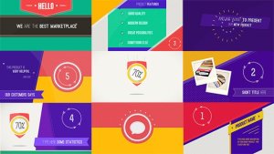Videohive Promo In 5 Steps Openers template preview