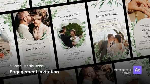 Videohive Social Media Reels - Engagement Invitation After Effects Template Elements template preview