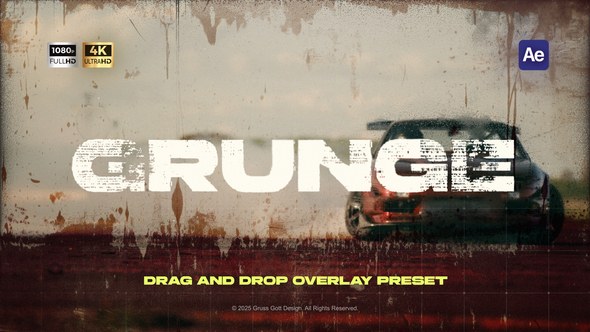 Videohive Grunge Overlay Elements template preview