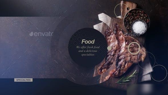 Videohive Restaurant Impression Openers template preview
