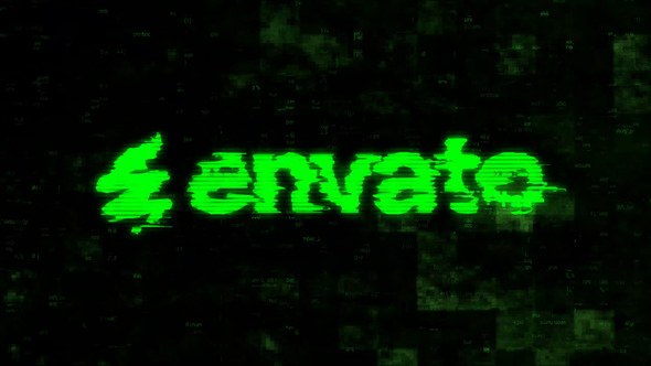 Videohive Glitch Logo Text Logo Stings template preview