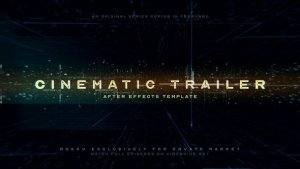 Videohive Trailer Cinematic Titles template preview