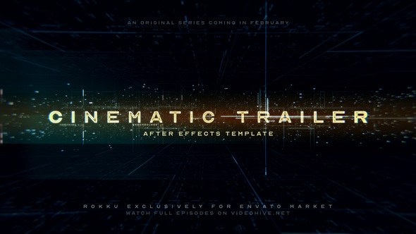 Videohive Trailer Cinematic Titles template preview