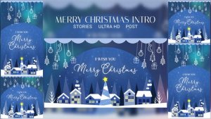 Videohive Christmas Intro I Christmas Instagram Stories 55447248 Openers template preview