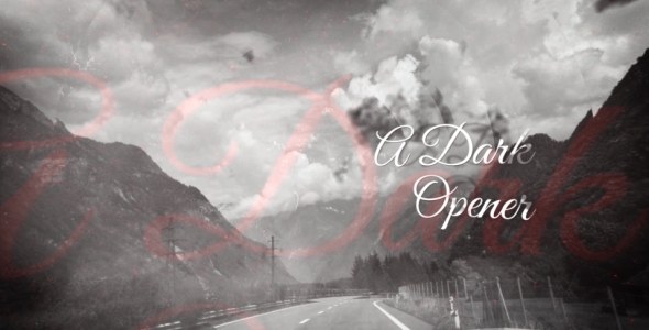Videohive Dark Opener Openers template preview