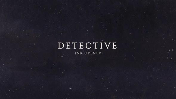 Videohive Detective Ink Opener Openers template preview