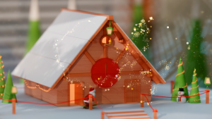 Videohive Christmas House Broadcast-packages template preview
