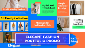 Videohive Minimalistic Fashion Portfolio Slideshow Broadcast-packages template preview