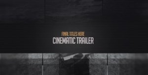Videohive Cinematic Trailer 15133607 Openers template preview