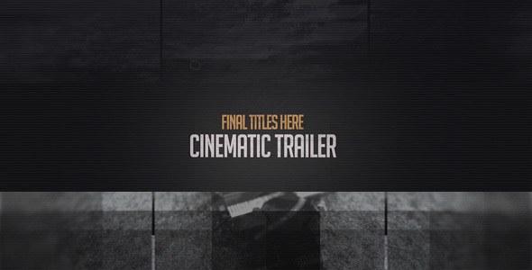 Videohive Cinematic Trailer 15133607 Openers template preview