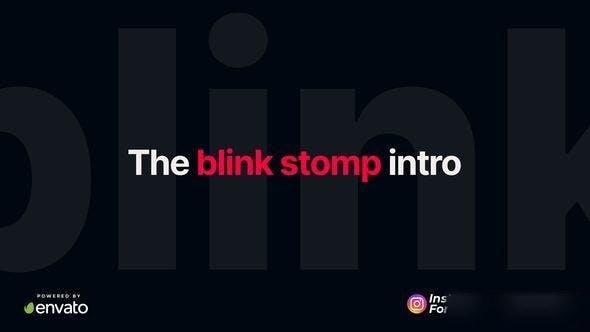 Videohive Blink Stomp Intro Openers template preview