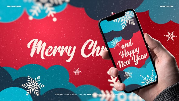 Christmas Opener Video Displays template preview