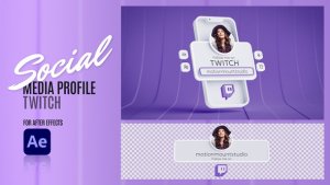Videohive Social Media Profile - Twitch Elements template preview
