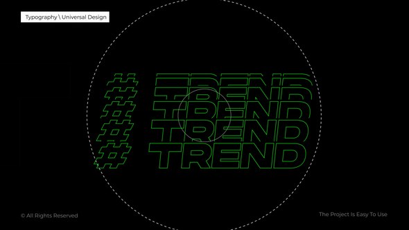 Videohive Typography Titles | After Effects 48534201 Titles template preview