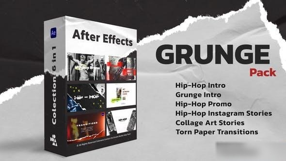 Videohive Grunge Pack Openers template preview