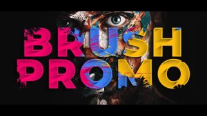 Videohive Colorful Brush Promo Openers template preview