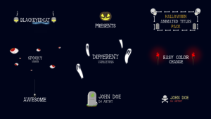 Videohive Halloween Titles Animation Pack Titles template preview