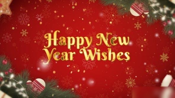Videohive Happy New Year Wishes 49330880 Openers template preview