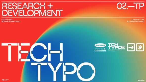 Videohive Tech Typography Titles template preview