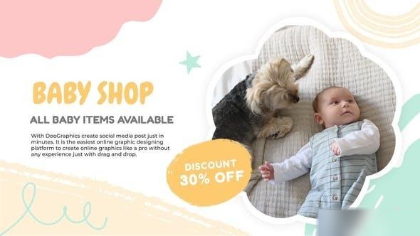 Videohive Kids Fashion Slideshow 33500557 Video Displays template preview