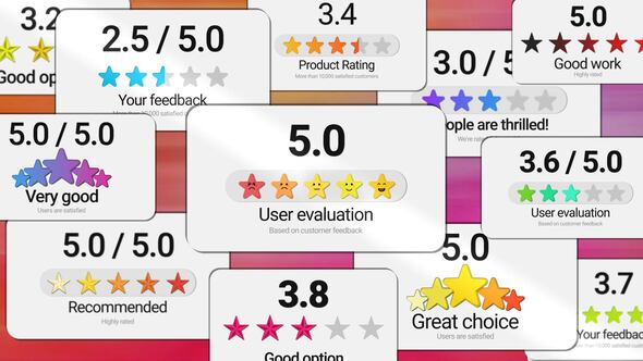 Videohive Star Rating Pack 57661458 Infographics template preview
