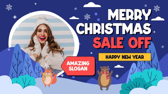 Videohive Winter Sale Slides Promo Product Promo template preview