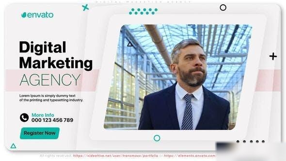 Videohive Digital Marketing Agency 52027440 Openers template preview