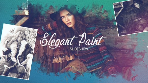 Videohive Elegant Paint Slideshow Openers template preview