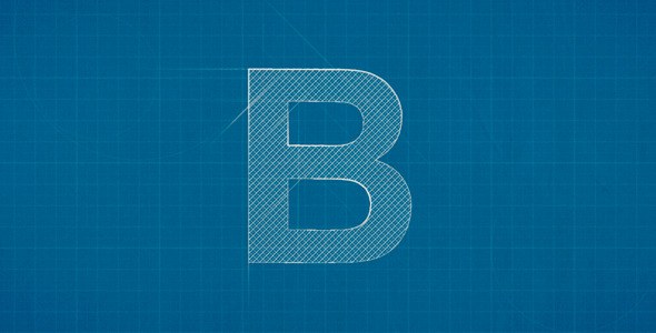 Videohive Blueprint Logo Reveal 8737282 Logo Stings template preview