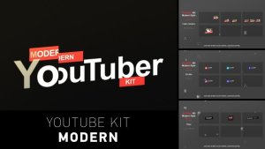 YouTuber Kit | Modern Video Displays template preview