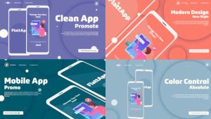 Videohive Flat App Promo 45909184 Product Promo template preview