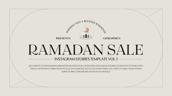 Videohive Ramadan Sale Instagram Stories Collection Ramadan template preview