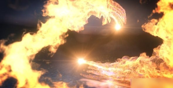 Videohive Fire Dance Logo Reveal