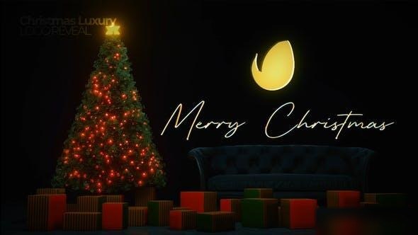 Videohive Christmas Luxury Logo Reveal Openers template preview