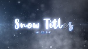 Videohive Snow Titles Titles template preview